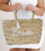 Bride-Tasche aus Rattan